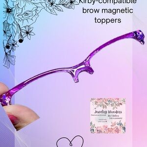 Purple Magnetic Brow Toppers